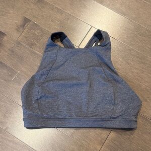 lululemon athletica Heathered Grey Sports Bra